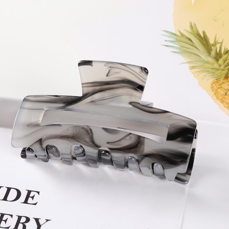 Korean-Style Temperament Square Acetate Hair Clip for Women - Large Ponytail Accessory