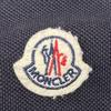 MONCLER MAGLIA POLO MANICA CORTA polo shirt tops XL NavyUsed