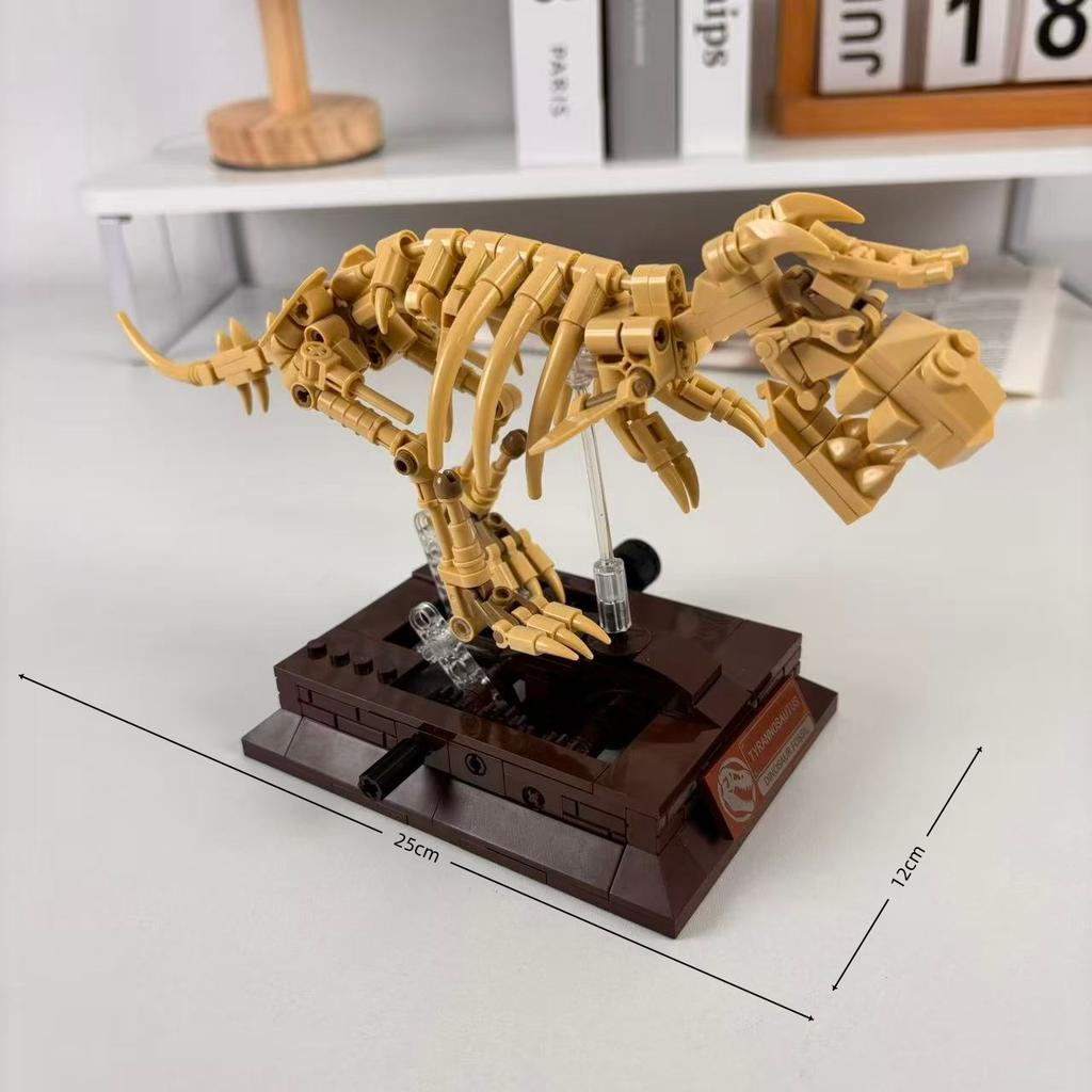 Tyrannosaurus Prehistoric Skeleton Building Block Set Suitable For Adults And Enthusiasts Decorative Desktop Ornament Made Of Abs Material