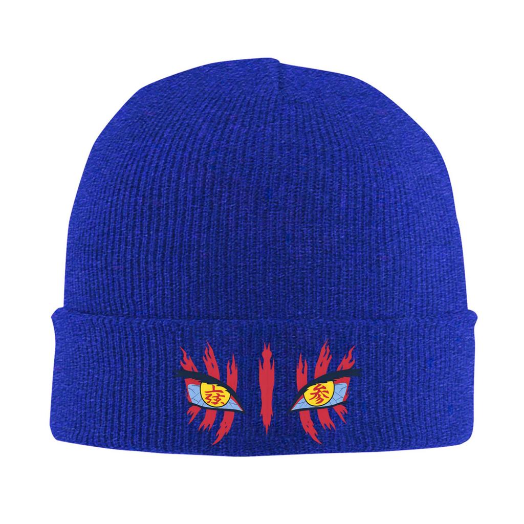 Akaza Eyes Knitting Hat Cute Caps Unisex Women Outdoor Beanie Hats Winter Design Warm Soft Bonnet Hats