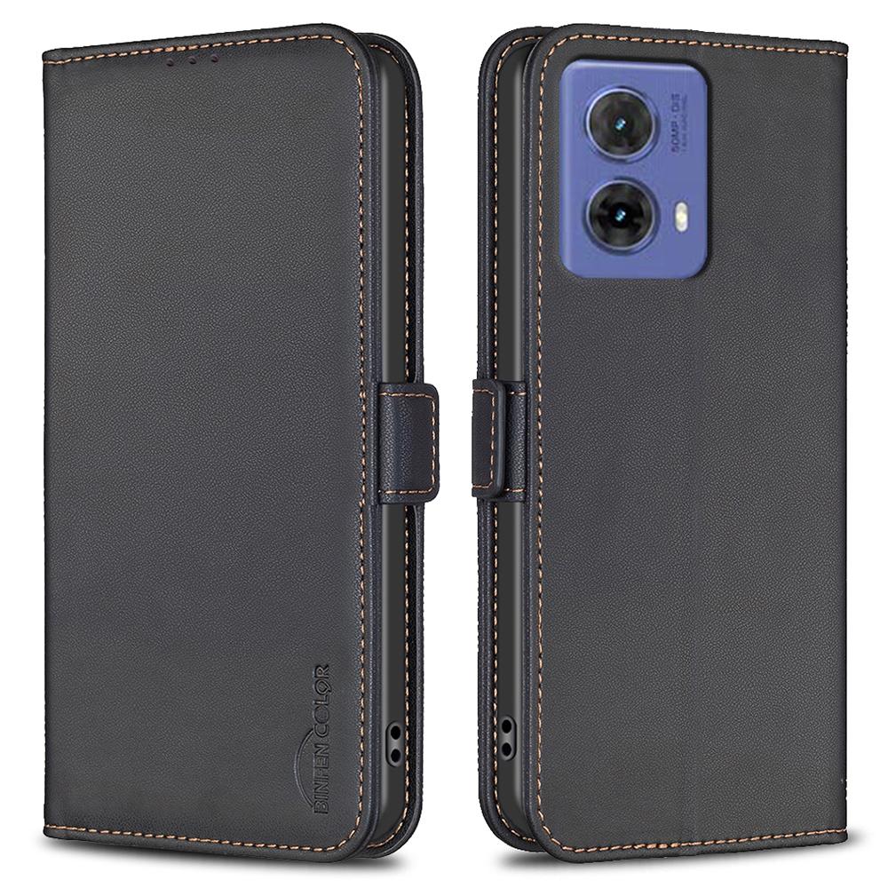 BINFEN COLOR BF31 For Motorola Moto G85 5G/S50 Neo 5G Case Wallet Leather Flip Phone Cover