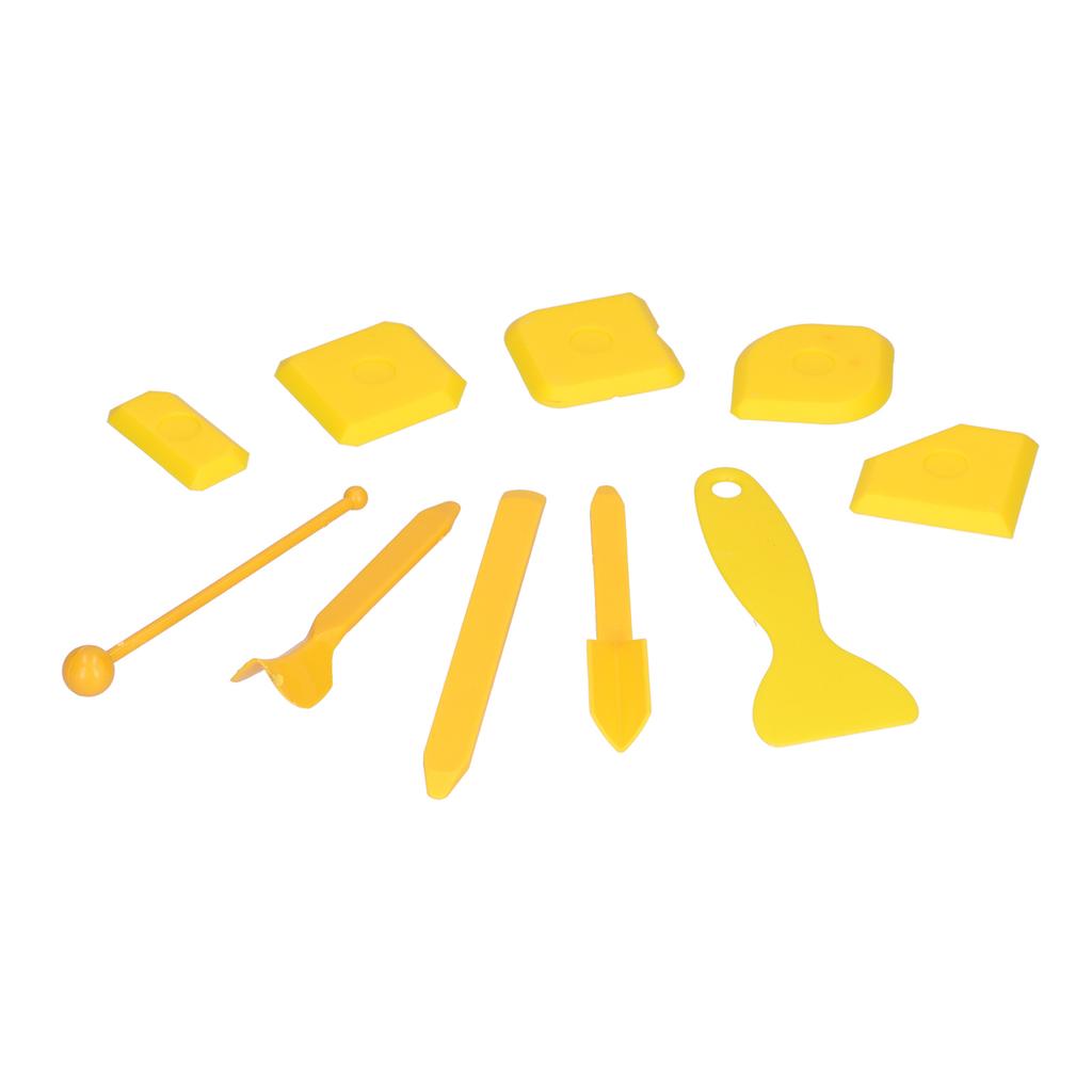 16Pcs Caulking Tool Glue Silicone Removing Cleaning Grout Remover Scraper Nozzle