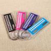 Mini Solar Transparent Ruler Calculator with Magnifier Student School Supplies
