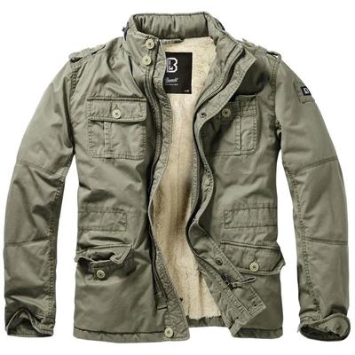 Brandit Britannia Winter Jacket Teddy Lining Olive Green