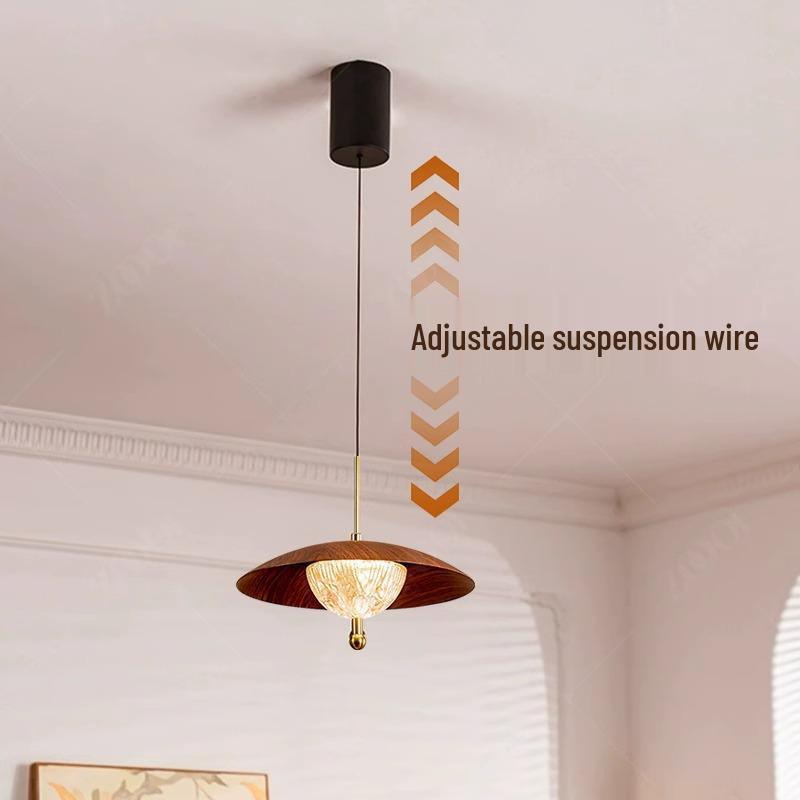Chinese Walnut Creative Galaxy Pendant Light for Dining and Bedside