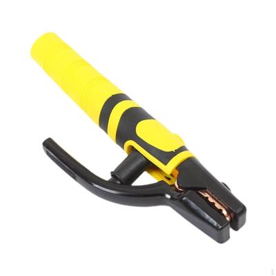 Suporte Pinça de Solda Elétrica Ergonômica Portátil Anti-Escaldamento Grampo de Terra Pinça de Fixação de Mandíbula para