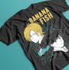 Anime Banana Fish Unisex Tee - Ash Lynx Eiji Card Kawaii T-shirt, Manga Apparel