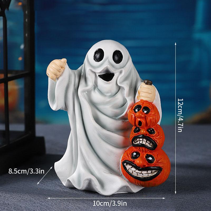 

Призрак Призрак Смола Орнамент Украшение для Хэллоуина Мелкие Предметы Украшение для Фестивальной Атмосферы Забавные Настольные Поделки Lifting Pumpkin