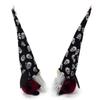 Scary Gnomes Figurine With Skull Design Halloween Party Decoration User Friendly Durable Fabric Home Festival Display