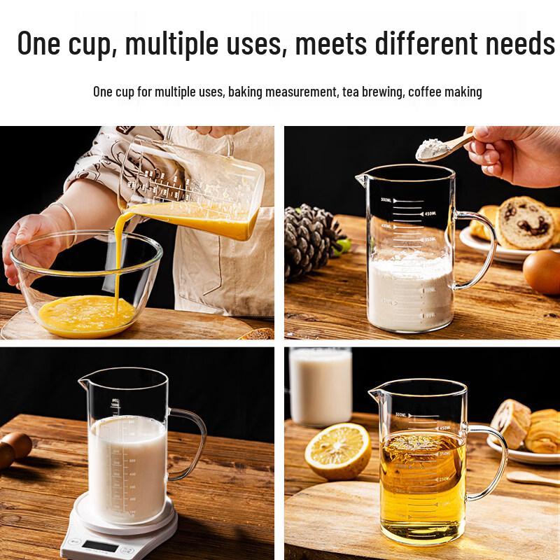 ZISIZ Borosilicate Glass Measuring Cup