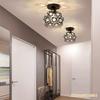 Modern Minimalist Crystal Bullseye Ceiling Light - Luxury Pendant for Living Room, Aisle, or Dining Area