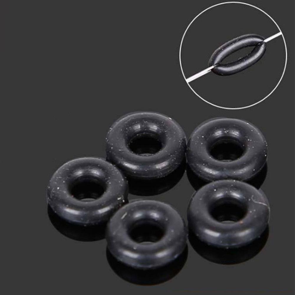 100Pcs Carp Fishing Rigs Rings O Ring For Wacky Rigging Worms-Connectors Tackle