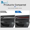 Real Soft Carbon Fiber for Dodge Magnum Charger 2008 2009 2010 Accessories Car Interior Door Handle Frame Panel Trim Sticker