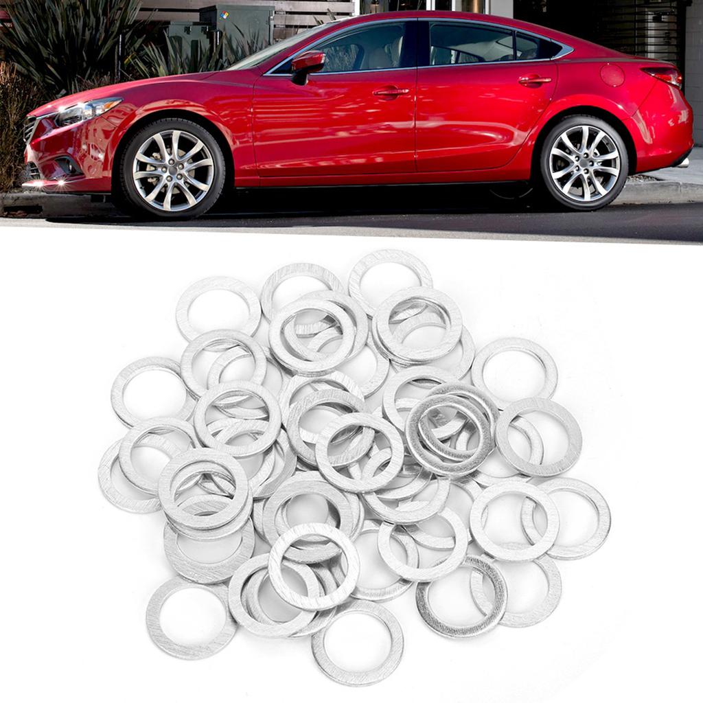 50pcs Oil Drain Plug Washer Seals Gaskets Rings 9956?41?400 Fit for Mazda CX?5 MX?5