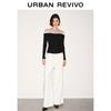 UR2026 Women's Tie-Up Short Slim T-Shirt
