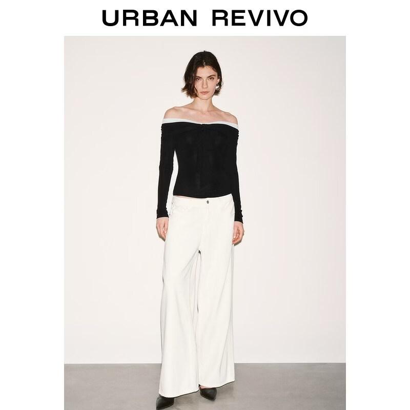 UR2026 Women's Tie-Up Short Slim T-Shirt