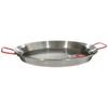 Garcima C-10red 10-inch Carbon Steel Paella Pan 26cm Small Silver