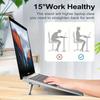 Foldable Laptop Stand Mini Invisible Computer Keyboard Holder Portable Anti-Slip Cooling Folding Stand
