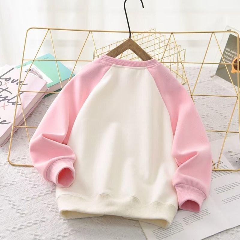 Spring and Autumn Girls' Sequined Color-changing Sweatshirt Children's Fashionable Long-sleeved Top