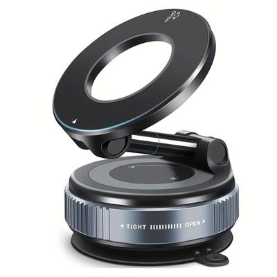 360° Adjustable Magnetic Phone Holder, Suitable for Car Desktop Use, Compatible with iPhone 16/15/14/12 Series, Portable Foldable Car Mount