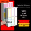 Waterproof Transparent Adhesive Name Stickers - Colorful and Self-Adhesive Labels