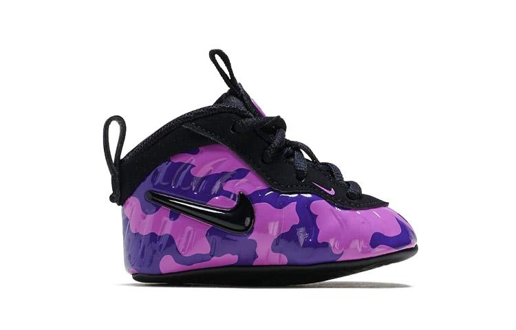 Nike Little Posite Pro Crib Purple Camo I 643145-012