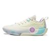 Li Ning WOW12 Lage Basketbalschoenen Unisex Ecru ABAV085-3