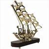 Messing Königliche Marine Schiffsmodell Maritime Schreibtischdekoration, Handgefertigtes Nautisches Sammlerstück, Antikes Geschenk für Seeleute oder Büroauslage