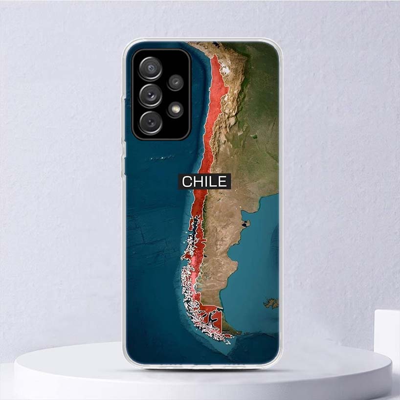 

Chile Flag Soft Case For Samsung Galaxy A16 A15 A14 A13 A56 A55 A54 A53 Phone Cover A36 A35 A34 A33 A26 A25 A24 A23 A05S Samsung A23