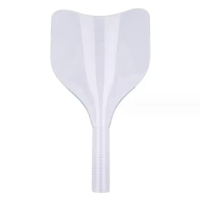 Salon Haircut Face Mask Hair Dyeing Protector Cover Reusable Handheld Hairspray Mask Professional Barber Accessories