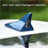 Car Roof Solar Shark Fin Antenna Car Decorative Light Rear-end LED flash lights Warning Flash Lamp