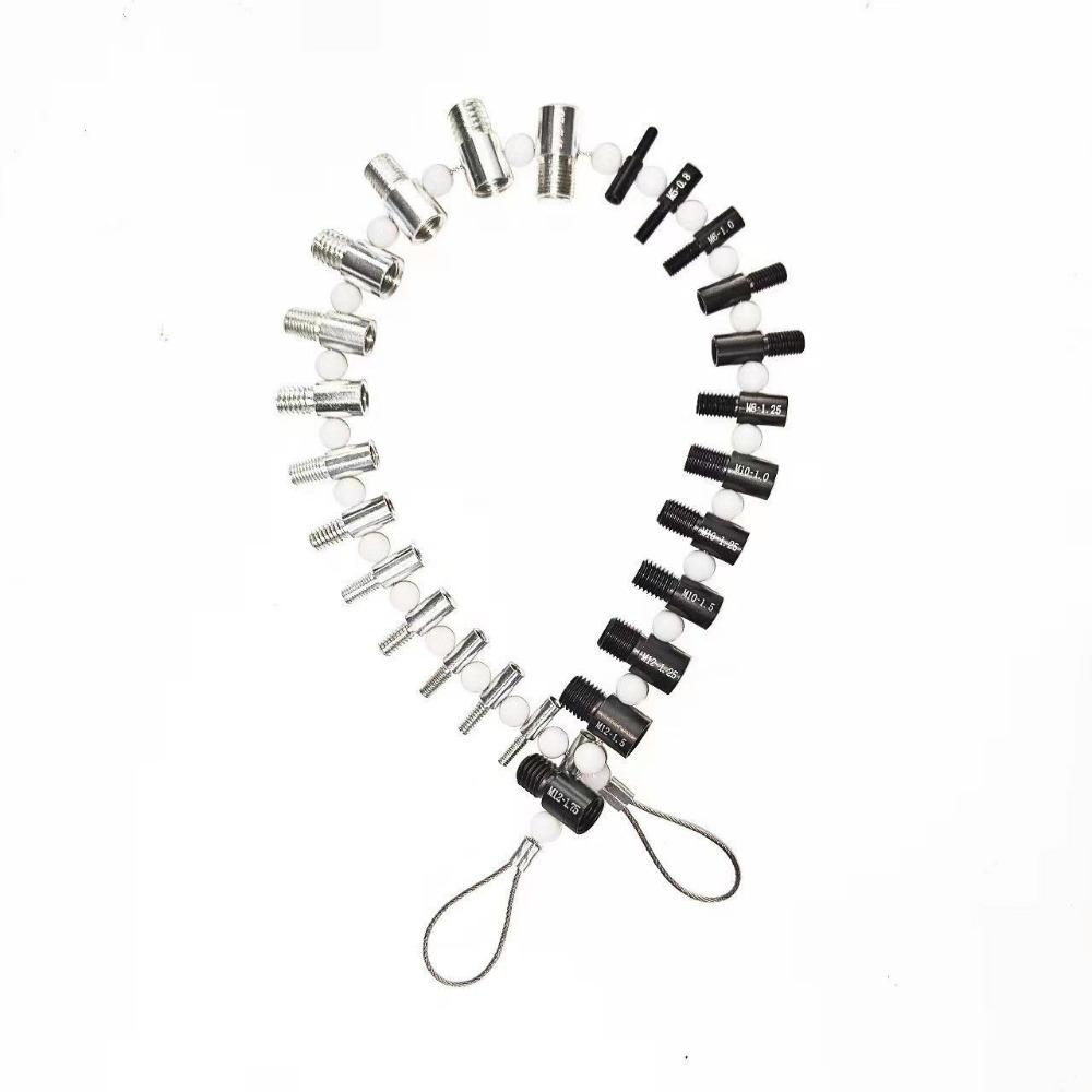 

Набор для проверки резьбы гаек и болтов дюймового и метрического размера Инструменты для измерения резьбы Резьба для болтов, гаек, винтов Cylindrical