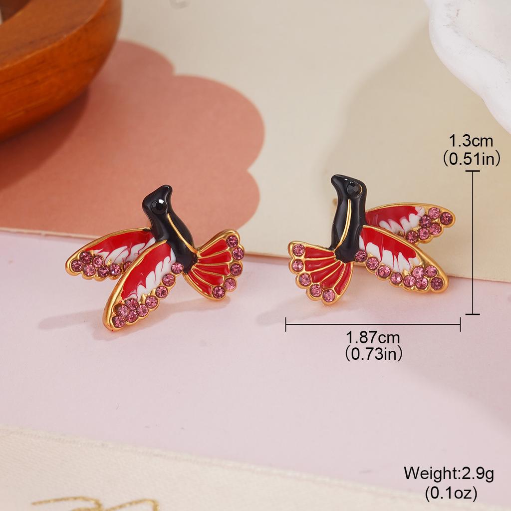 New Spring Pearl Flower Earrings Niche Design Premium Earrings 2026 Enamel Temperament Non-collision Earrings