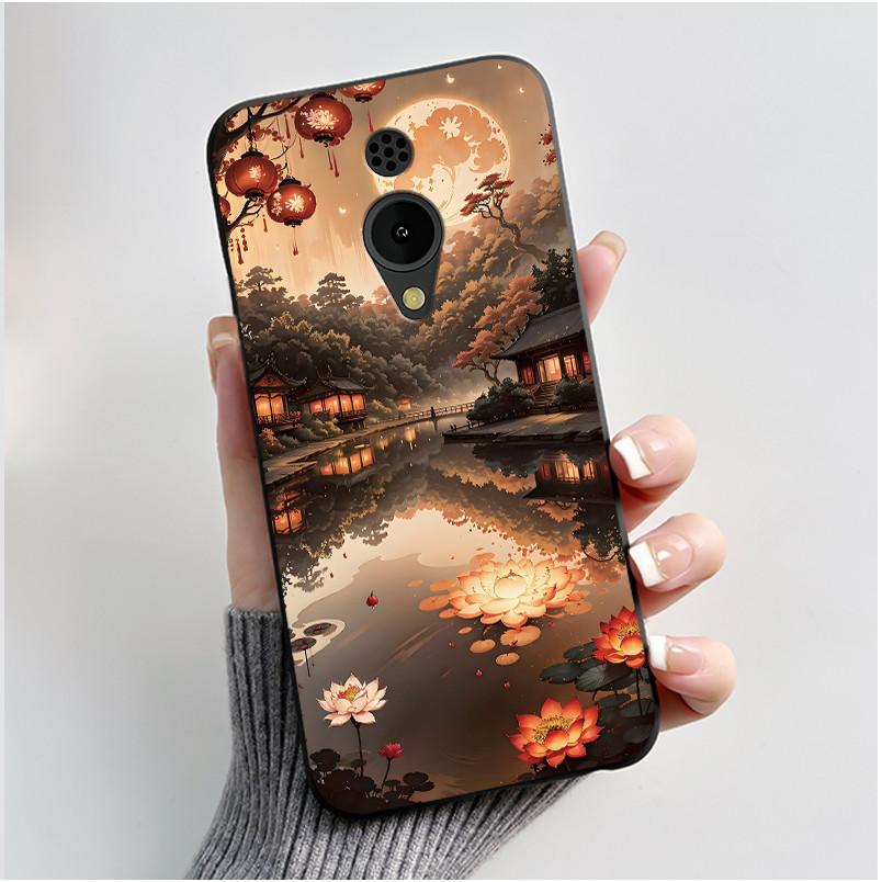 Phone Case For Nokia 150 2G 2023 Casing Luxury Cute Love Rabbit Funny Cartoon Black Matte Soft Silicone Shockproof Cover Shell