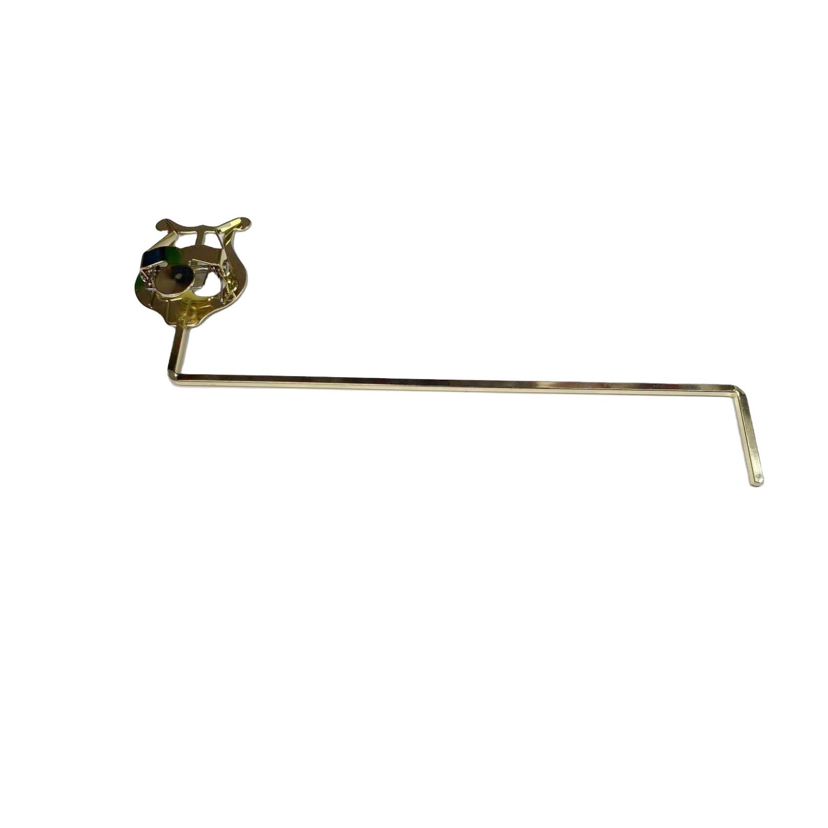 

Sanli Four-Key Bassoon Marching Music Clip - Compact Stand & Sheet Holder золотий