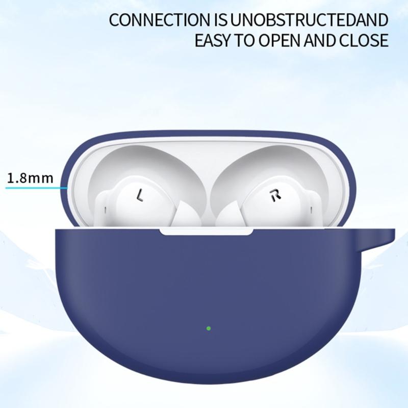 Silicone Case for Earbuds, Anti Drop Dustproof Protective Cover with Slim Design In Multiple Colors