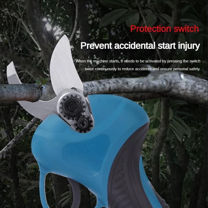 500W Rechargeable Garden Branch Shears Portable Fruit Tree Trimming Power Tools Wireless Electric Pruning Scissors
