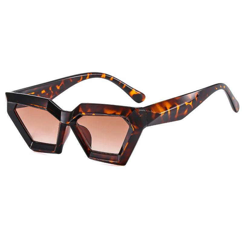 Vintage Cat Eye Sunglasses Woman Black Triangle Retro Ladies Sun Glasses Leopard Female Cateye Eyewear