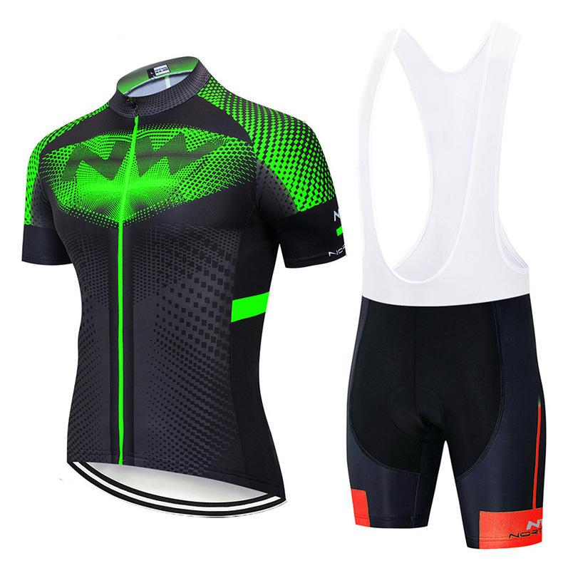 NW Team Edition Short Sleeve Cycling Suit Men's Summer Road Cycling Mountain Suit Sports