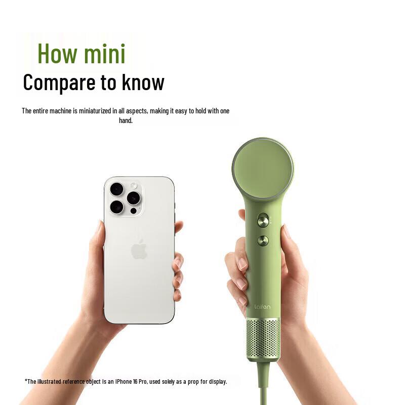 Laifen Mini High-Speed Negative Ion Hair Dryer CN plug (adapter included)