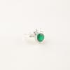 Natural Green Onyx Gemstone 925 Sterling Silver Jewelry Handmade Ring For Women RR-67-14