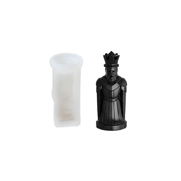 Multipurpose Chess Piece Moulds For Artistic Creation Including Chocolate Candle And Plasters Educational And Fun