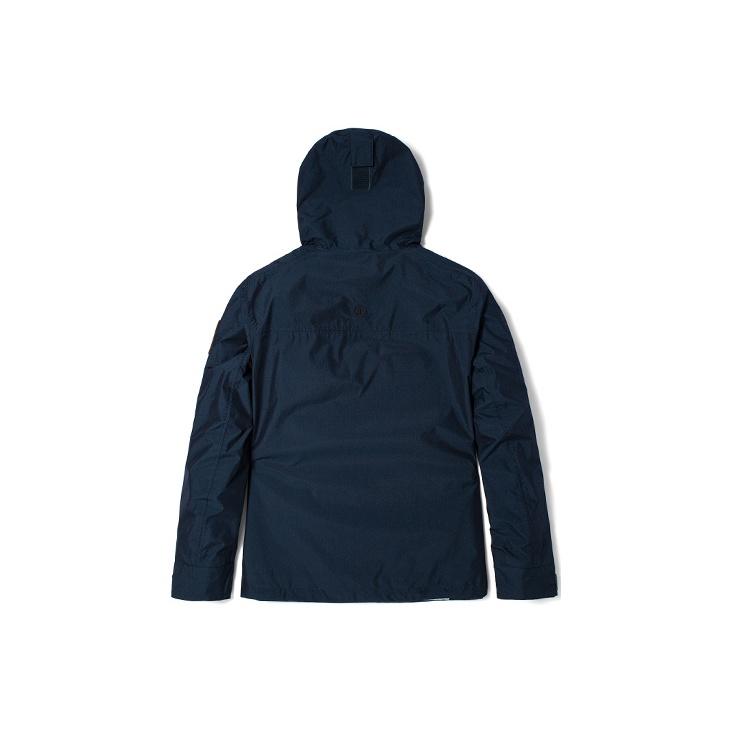 Timberland Casual Solid Color Hooded Jacket Men Jackets Deep-Sapphire-Blue A61F1-433