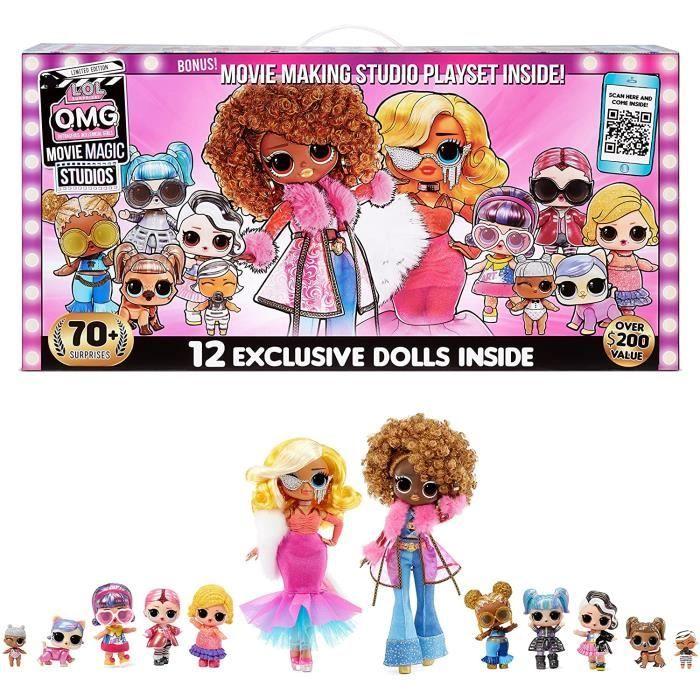 LOL Surprise OMG - Movie Magic Studios - 12 poupées, 4 scènes, accessoires &amp; +