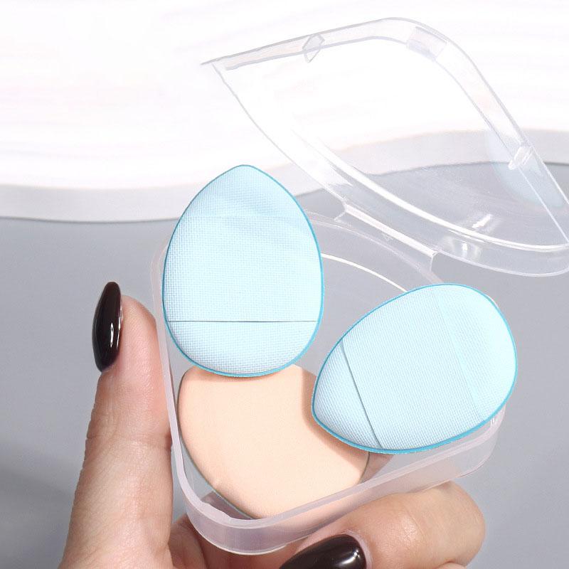 3/6 PCS Water Drop Thumb Puff Fingertip Air Cushion Powder Set Concealer Fingertip Belly Detail Mini Slipper Powder Puff