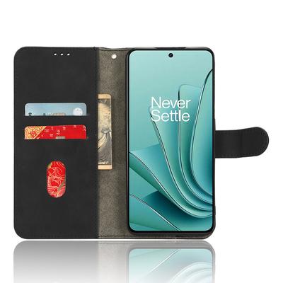 Voor OnePlus Nord 3 5G/Ace 2V PU Leer Flip Folio Portemonnee Hoes Standaard Functie Huid-aanvoelend Schokbestendig Mobiele Telefoon Hoes