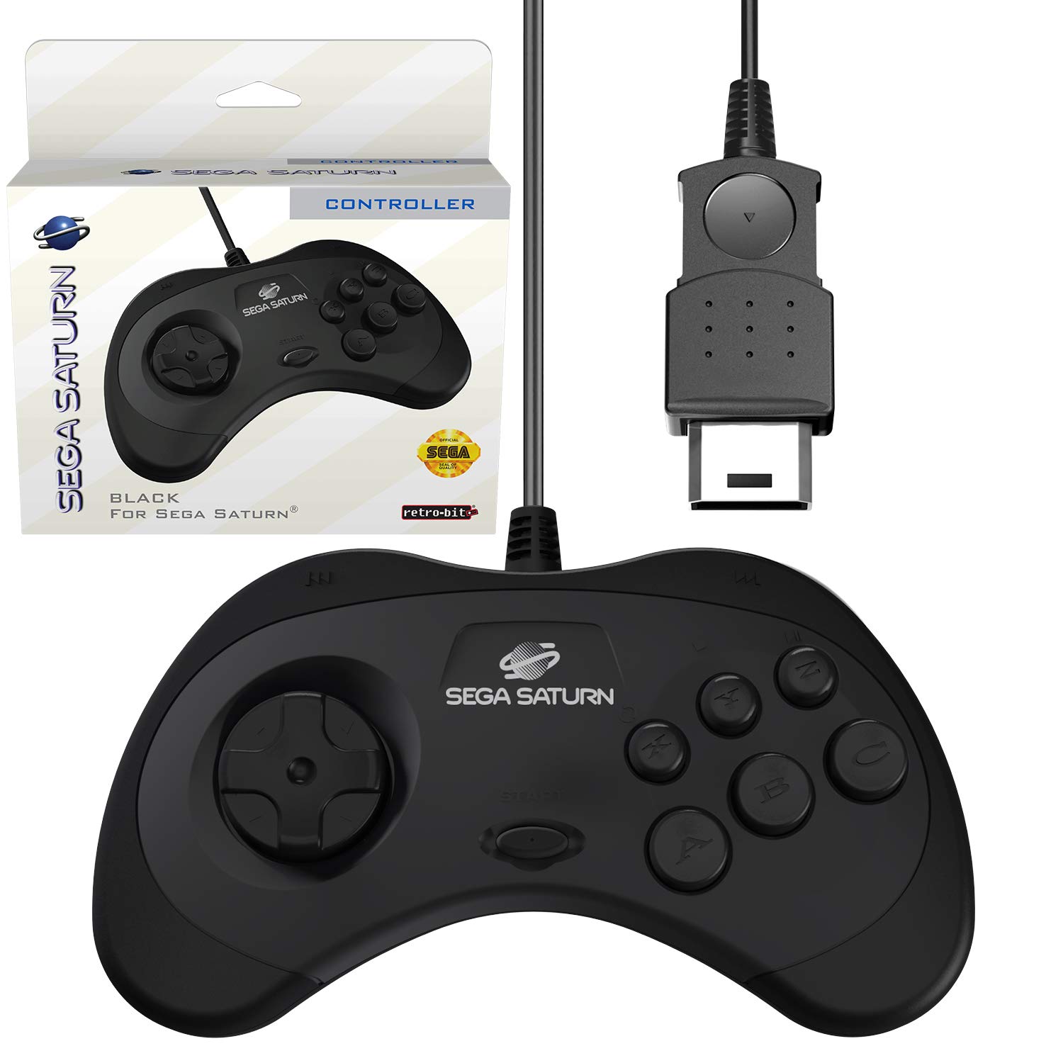 

SEGA Original Saturn Control Pad retri-bit чорний