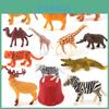 Jungle Animal Model Set Pvc Static Figures For Kids Playroom Decor