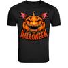 Evil Pumpkin Halloween T-Shirt - Scary Jack O Lantern Monster