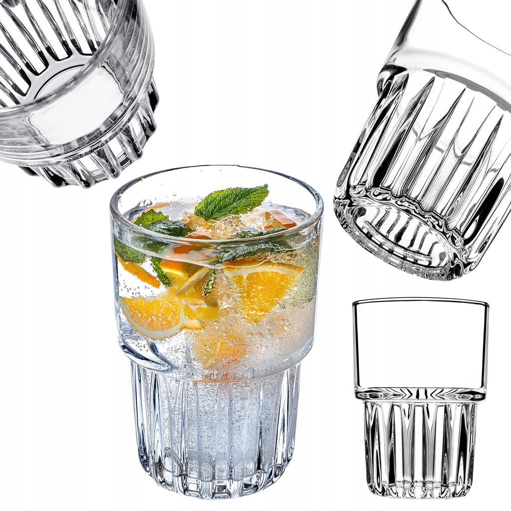 KADAX 4x Glasses For Cold Drinks 320ml Drinks Water Set of Glasses